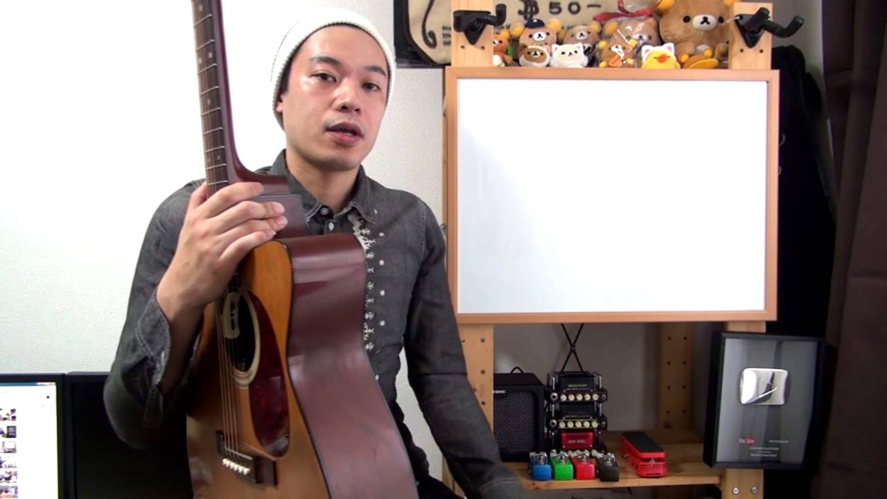 アコギでパツッという音を出す方法1/2