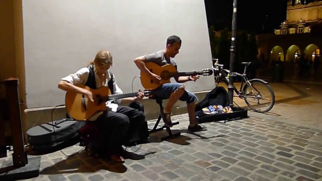 クラクフ ポーランド ストリートライブ