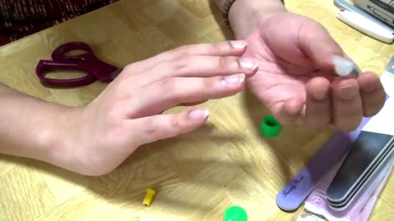 右手の爪を補強しよう【アロンアルファ 釣名人】