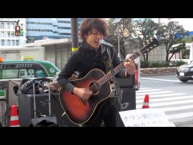 作人「シネマ」 路上ライブ